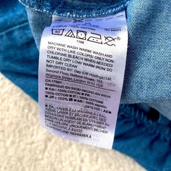 GAP denim look cotton romper - Picture 6 of 6